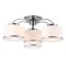 Cwi Lighting Frosted 4 Light Drum Shade Flush Mount With Chrome Finish 5479C28C-4 - alternate 1